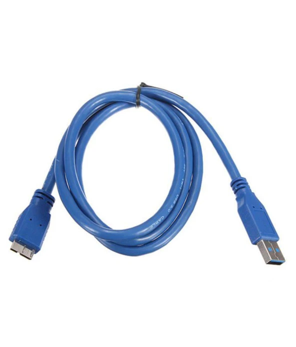 Ancheyn USB 3.0 Taşınabilir HDD Harddisk Kablosu Veri Ara Bağlantı Kablosu 1.5 Metre 4623 - 4