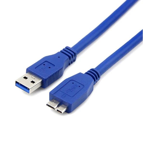 Ancheyn USB 3.0 Taşınabilir HDD Harddisk Kablosu Veri Ara Bağlantı Kablosu 1.5 Metre 4623 - 6