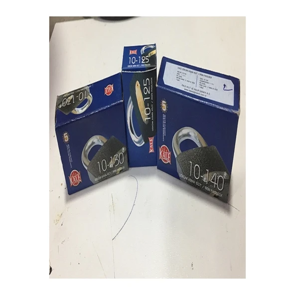 Kale Üçlü Seri Gri Asma Kilitler - 3