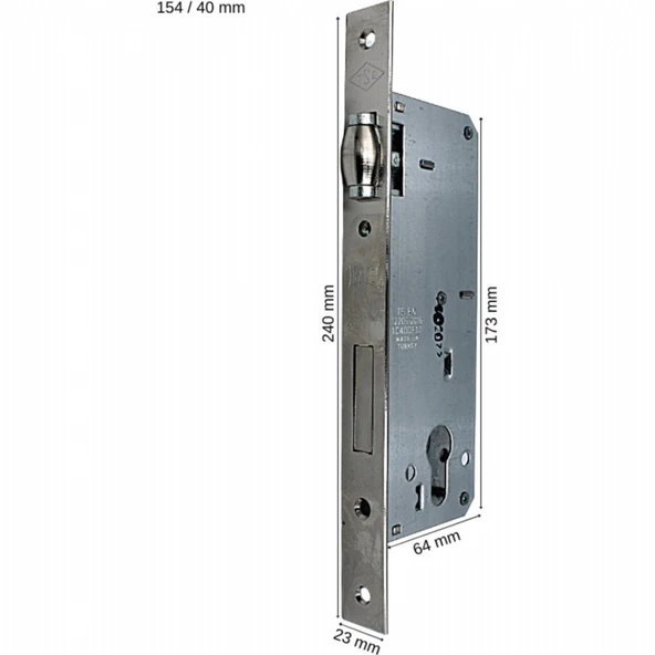 Kale 154 40 mm Makaralı ( ürün barelsiz silindirsizdir)