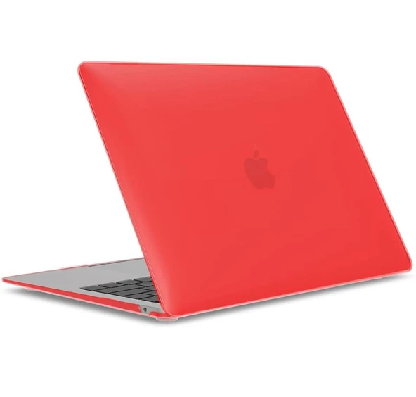 Apple Macbook Air 13.3inç M1 A2337 2021 Kılıf Mat Ön Arka Kapak - 4