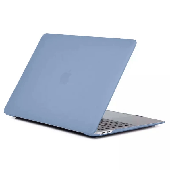 Apple Macbook Air 13.3inç M1 A2337 2021 Kılıf Mat Ön Arka Kapak - 12