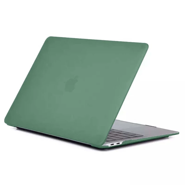 Apple Macbook Air 13.3inç M1 A2337 2021 Kılıf Mat Ön Arka Kapak - 11