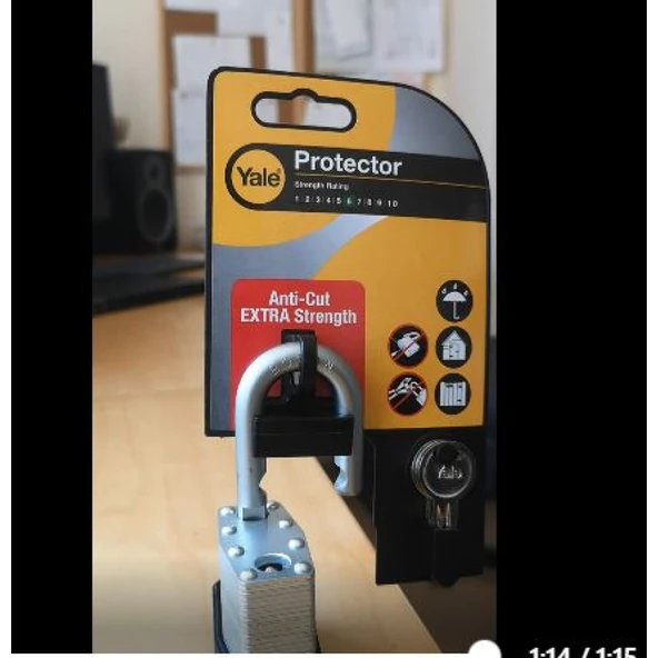 Yale Asma Kilit Protector Lamine 45 Mm - Resim 2