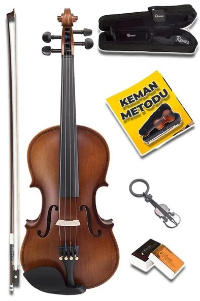 Rennes RV-402 Çocuk Kemanı Seti Kaliteli 1/2 Boy (8-10 Yaş Arası) ürün görseli 1