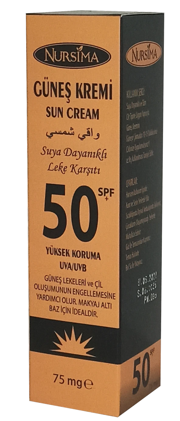 Güneş Kremi 75 mg