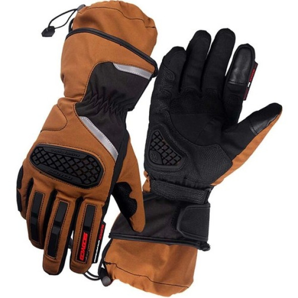 Scoyco MC48 Kevlar Kahverengi Kışlık Motosiklet Eldiveni
