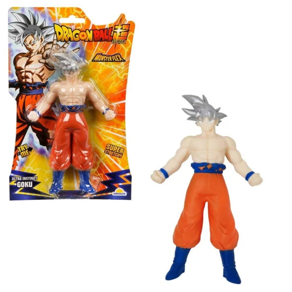 Monster Flex Dragon Ball Stretch Figür 15 Cm Ultra Instinct Goku