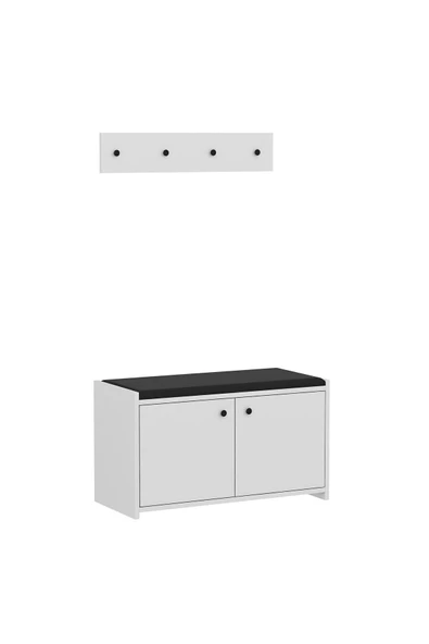 İNARCH DİZAYN Zen Askılıklı Ayakkabılık Beyaz - 7