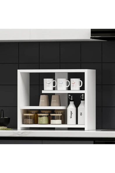 İNARCH DİZAYN Gupse Raf Beyaz - 6