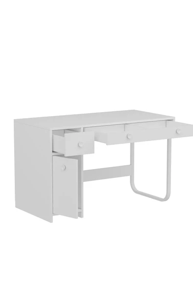 İNARCH DİZAYN ÇM002 Asil Çalışma Masası Beyaz - 6