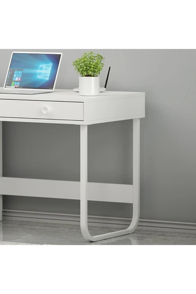 İNARCH DİZAYN ÇM002 Asil Çalışma Masası Beyaz - 4