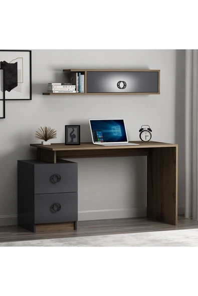 İNARCH DİZAYN Sera ÇM003 Çalışma Masası Antrasit/Çırağan - 2