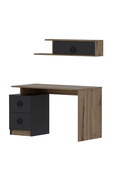 İNARCH DİZAYN Sera ÇM003 Çalışma Masası Antrasit/Çırağan - 7