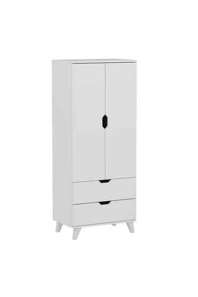 İNARCH DİZAYN Valencia Gardırop Beyaz - Resim 3