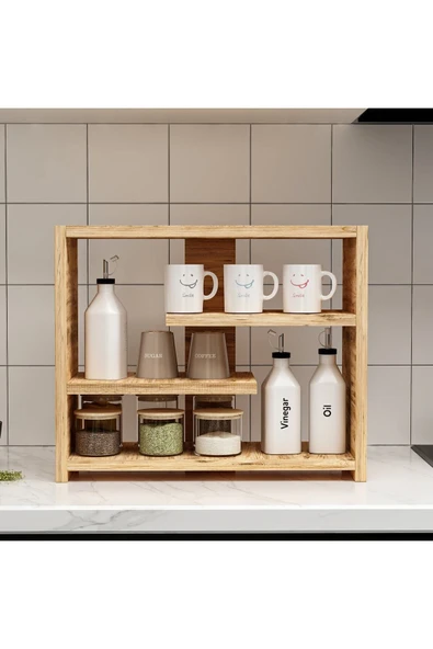 İNARCH DİZAYN Gupse Raf Atlantik Çam