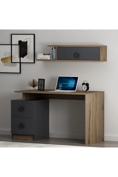 İNARCH DİZAYN Sera ÇM003 Çalışma Masası Antrasit/Çırağan - 3