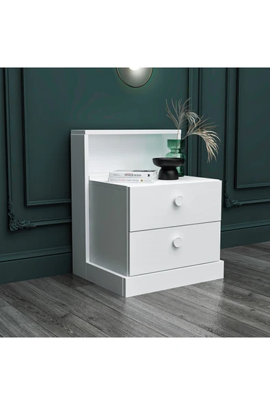 İNARCH DİZAYN Life Komodin Beyaz - Resim 2