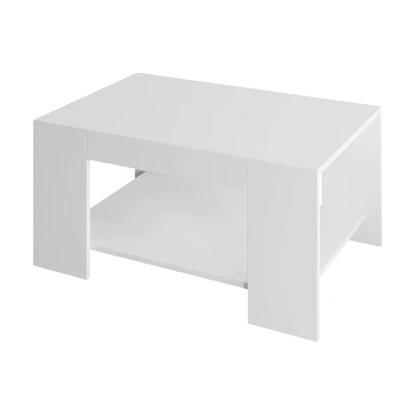 İNARCH DİZAYN Lina Orta Sehpa – Modern Minimal Tasarım Beyaz - 4