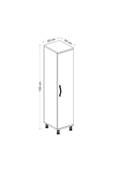 İNARCH DİZAYN Seul Çok Amaçlı Dolap - Ayakkabılık Beyaz - 4