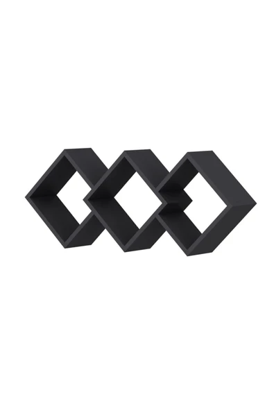 İNARCH DİZAYN Galaxy Duvar Rafı Antrasit - 4