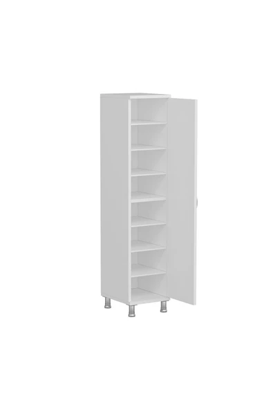 İNARCH DİZAYN Seul Çok Amaçlı Dolap - Ayakkabılık Beyaz - 7