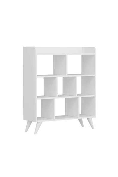 İNARCH DİZAYN Florida Kitaplık Beyaz - 4