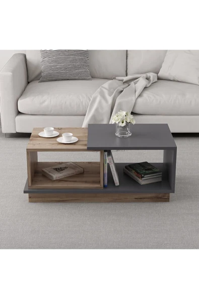 İNARCH DİZAYN Concept Orta Sehpa Antrasit/Çırağan ürün görseli 1