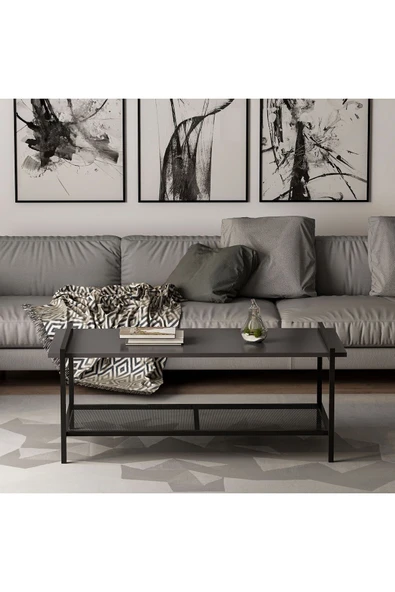 İNARCH DİZAYN Lara Orta Sehpa Antrasit - 6