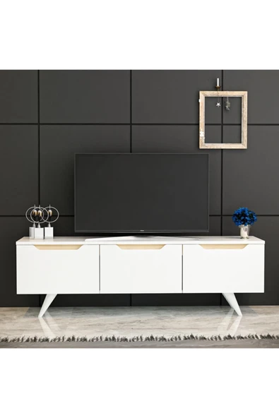 İNARCH DİZAYN Prag Tv Ünitesi Beyaz - 11