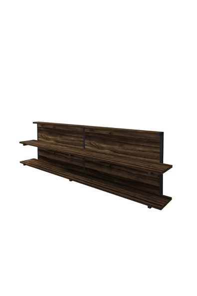 İNARCH DİZAYN Mela Koltuk Arkası Sehpa Sandık Ceviz - Resim 5