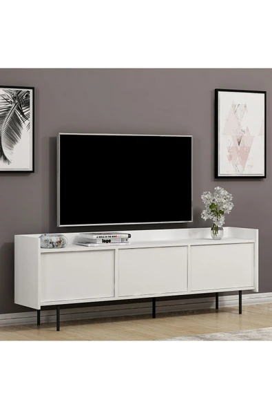 İNARCH DİZAYN Atlas Tv Ünitesi Beyaz - Resim 2