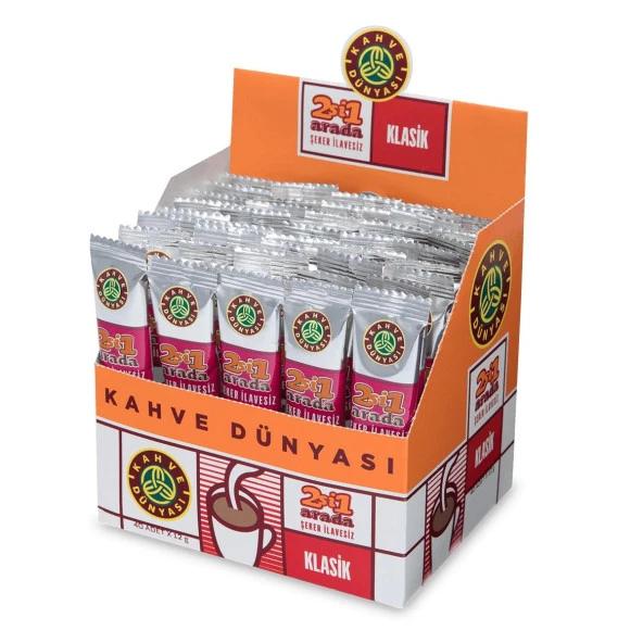 Kahve Dünyası 2si1 Arada Klasik Kahve  40 x 12 gr  x 8 Adet - 2