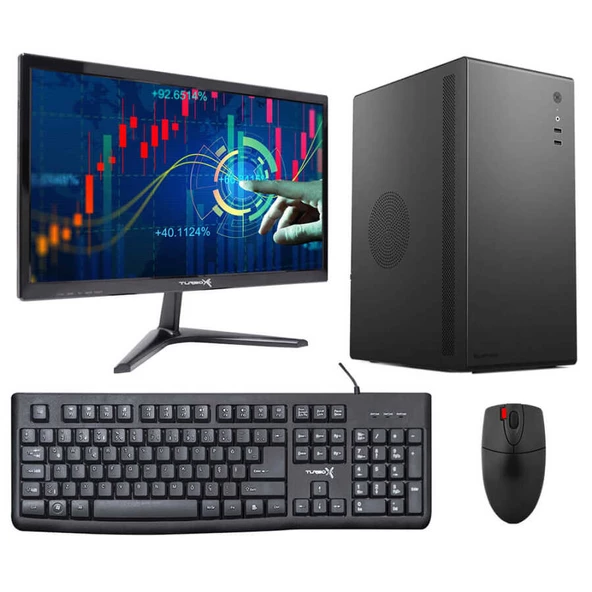 Turbox Tx5159 i3 3220 8GB Ram 128GB SSD 19.5 inç Monitör Masaüstü Ofis Bilgisayarı