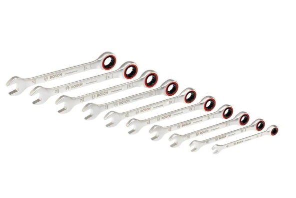 Bosch Professional Cırcır Anahtar Seti 10 Parça - 1600A02AU0 - 2