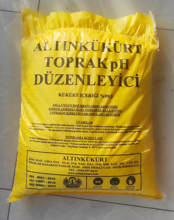 Altınkükürt | Granül Yavaş Salınımlı Pul Kükürt 25 kg - 3