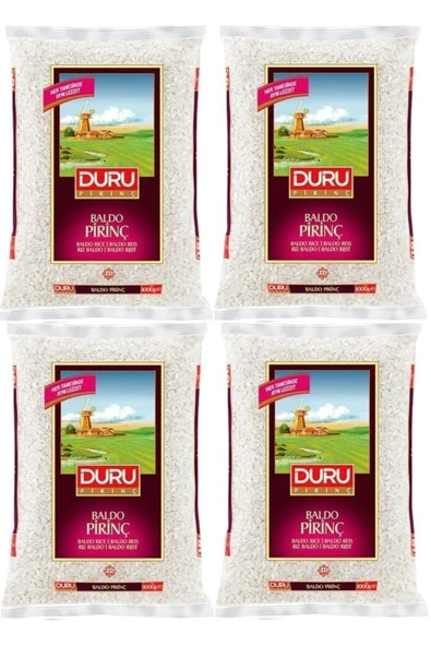Duru Baldo Pirinç 1 Kg X 4 Adet ürün görseli