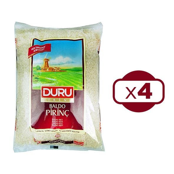 Duru Baldo Pirinç 1 Kg X 4 Adet - Resim 2
