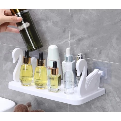 Periboia Kuğu Tasarımlı Kendinden Yapışkanlı Raf