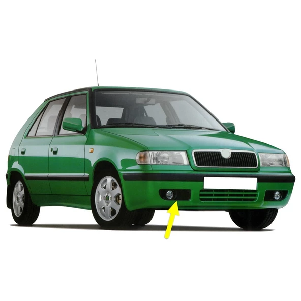 Skoda Felicia 1998-2001 Ön Tampon Sağ Sis Farı Çerçevesi 6U0807432B