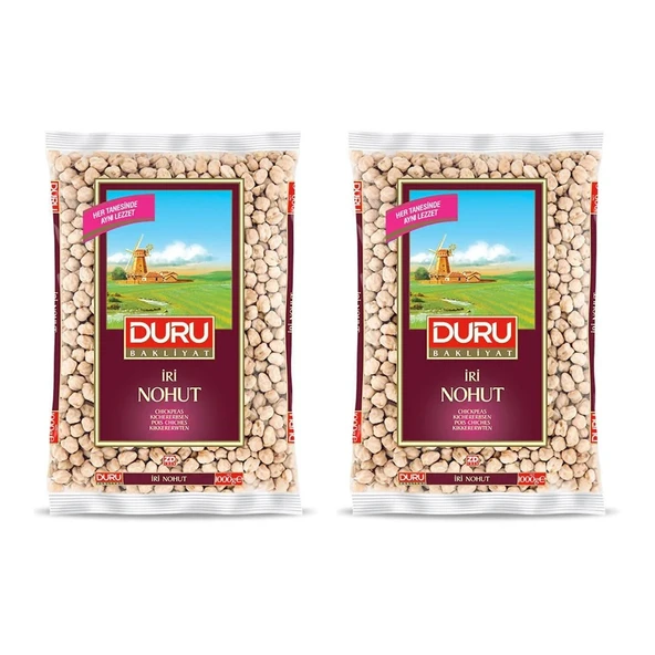 Duru İri Nohut 1000 gr 2 li