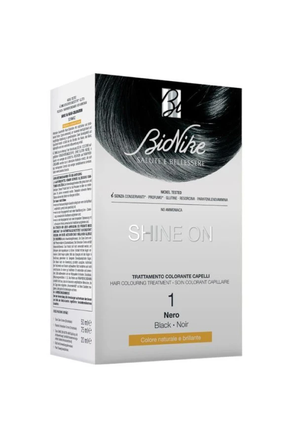 BIONIKE SHINE ON Hair Colouring Treatment No: 1 BLACK
