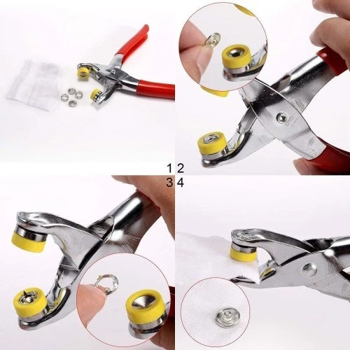 Periboia Metal Çıtçıt Pensesi ve Düğme Seti - 1