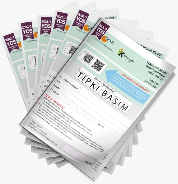 2025 YDS İngilizce ÖSYM Tıpkı Basım Çıkmış Soru 6lı Deneme Paketi Video/PDF Çözümlü Türkiye Geneli - 4