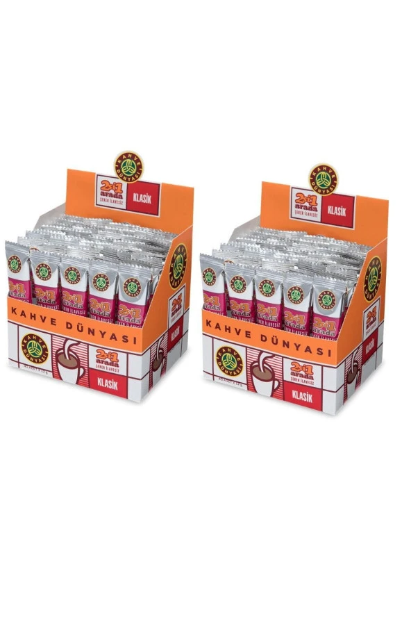 Kahve Dünyası 2 si 1 Arada Klasik Kahve  40 x 12 gr x 2 Adet - 2