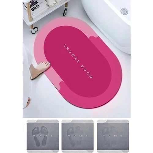 Periboia Süper Su Emici Kaymaz Tabanlı Paspas - 2