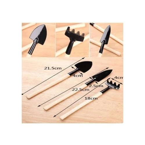 Periboia Mini Ahşap Hobi Bahçe Seti 3 Parça - 2