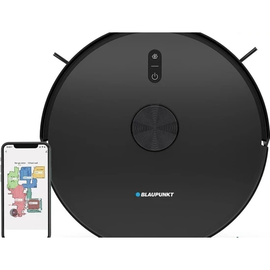 Blaupunkt S10 Robomaster Robot Süpürge Siyah - Resim 2