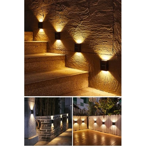 Periboia Solar Aplik Çift Taraflı Lamba