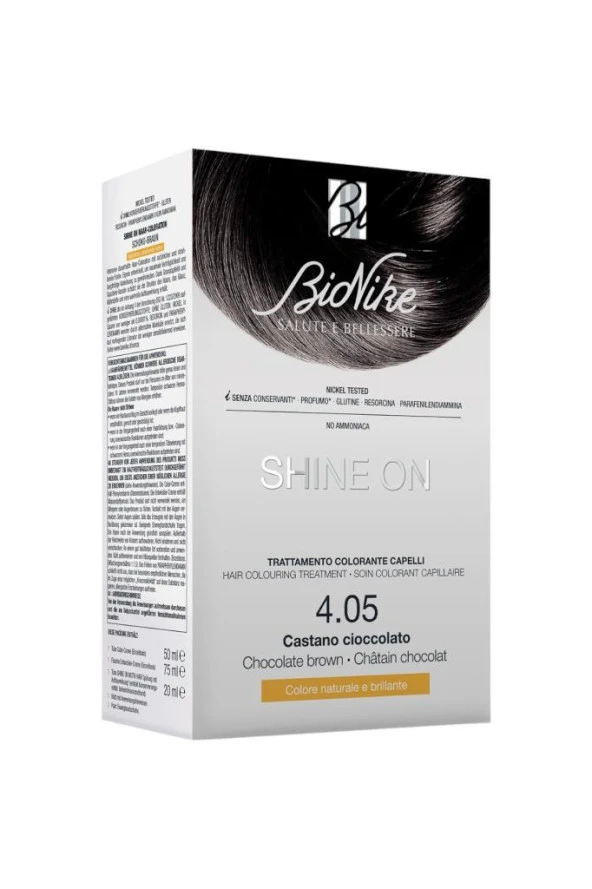 BIONIKE SHINE ON Hair Colouring Treatment No: 4.05 CHOCOLATE BROWN